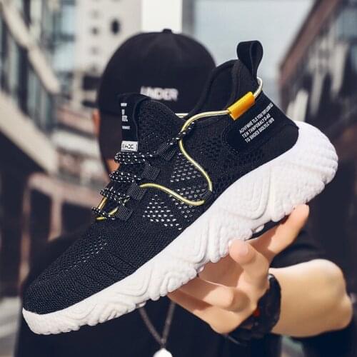PUPUDA Men Shoes Summer Casual Shoes Men Mesh Breathable Sport Sneakers Men Running Shoes Male Comfortable Jogging Shoes 2020