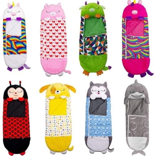 Cartoon Sleeping Bag HappyNappers Infant Children Pillow Sleeping Bag Folding Anti-kick Quilt Fall/Winter