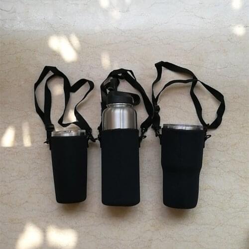 Bottle Cover Mug Bag Cup Carrier Neoprene Cloth Pouch Tumbler Case S/M/L For YETI RTIC SKINNY HYDROFLASK Diameter 7cm To 12.5cm