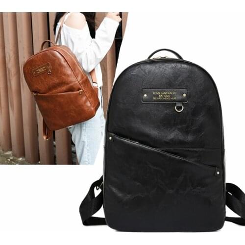 For Teenage Girls Sac A Dos Travel Back pack The New Premium PU Women Backpack Female High Quality Soft Leather Book School Bags