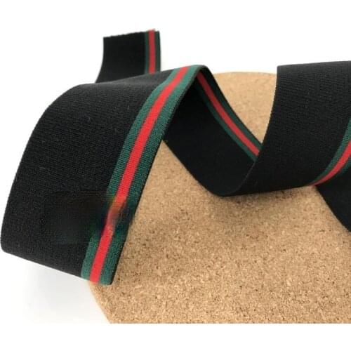 Width 1'' Color Double-Sided Thickened Flexible Elastic Band For Elastic Pants Skirt Belt Bag Toys Clothing Accessories Material