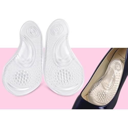 Arch Support Insole Soft Particles for Men Women Non-slip Shock Absorption Soft Sole Flat Foot Correction Semi-padded Foot Pad