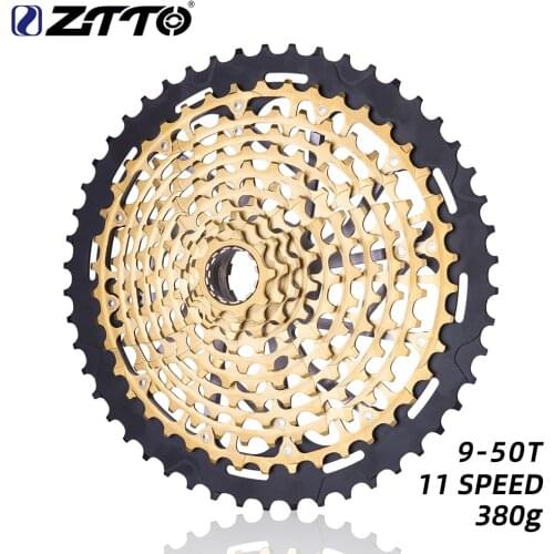 ZTTO MTB Golden 11 Speed XD Cassette Ultimate 9-50 Cassette Gold 380g ZTTO ULT Freewheel Ultralight 11s sprocket k7