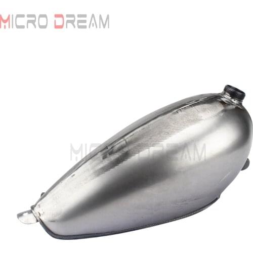 Universal Cafe Racer 4L Oil Tanks Vintage Gas Tank Steel for Retro Refit Single Beam Motorcycle Gas Tank Metal Petrol Fuel Tank