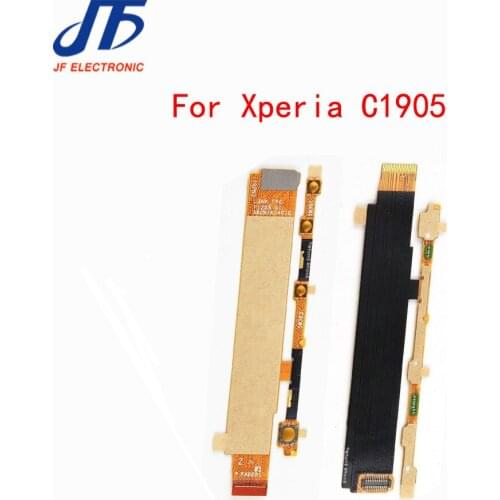 Power On Off Volume Button Side Button Flex Cable For Sony Xperia M C1904 C1905 Flex Cable Replacement 10pcs/lot