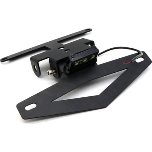 Motorcycle Rear License Registration Plate Tail Frame Holder Bracket Modified with Led Light for Benelli 752S