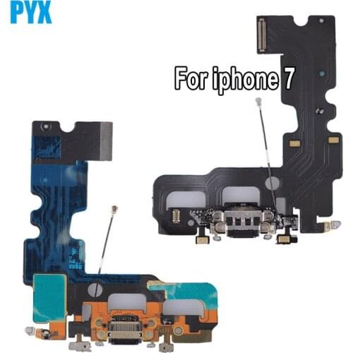 10 pcs /lot Original IC Flec cable For iPhone 7 USB Charging Port Connector Micphone Earphone Jack Flex Cable Plug in Connector