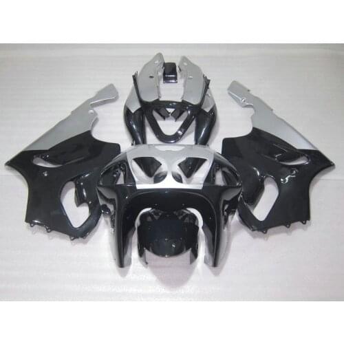 100% new ABS Fairing kit for Kawasaki ZX-7R 1996 - 2003 NINJA zx7r 96-02 03 black silver bodywork fairings set FG24