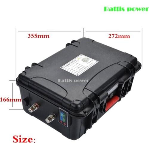 24V 100Ah Lithium ion battery BMS 7S with voltage percentage display for 2500W 2000W fishing boat trolling motor +10A Charger
