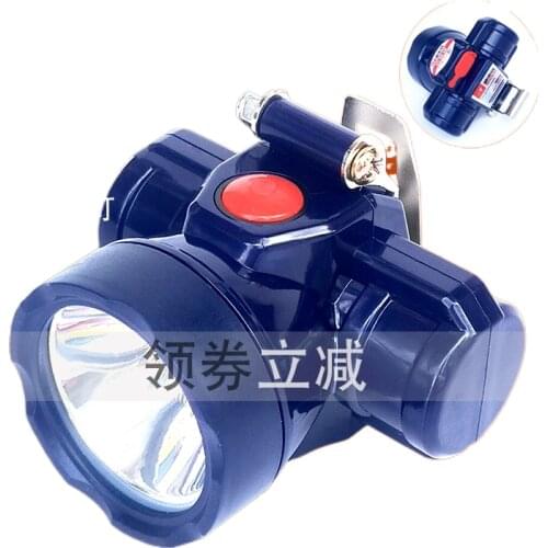 8940 super waterproof headlight glare lithium long life rechargeable downhole helmet lamp head mount