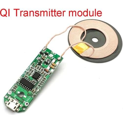Qi Wireless Charger PCBA Circuit Board Coil Wireless Charging Micro USB Port DIY Quick Charge Drop Shopping