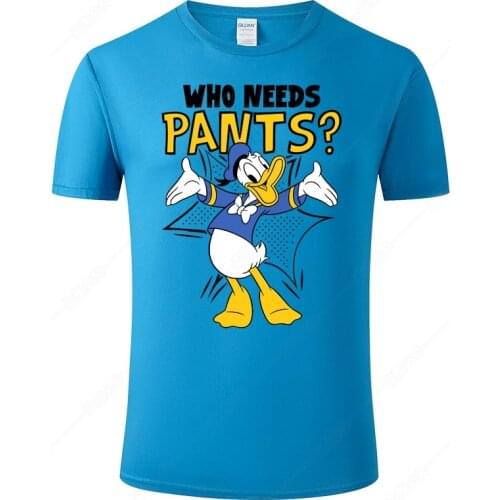 Donald Duck T Shirt Men Women Harajuku T-Shirt Summer Casual Tops Cotton Short Sleeve Cool Tee Unisex Clothes J106