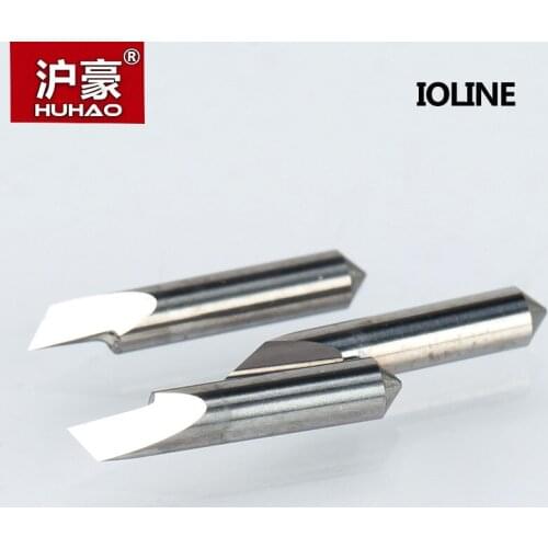 HUHAO 5PC/lot Ioline Plotter Cutter 30/45/60 Degree Tungsten blades Cutting Plotter Vinyl Cutter Knife for IOLINE cutter Blade