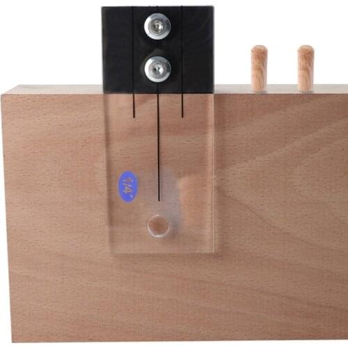 Dowel Jig Acrylic Hardened Steel Pocket Hole Jig 1/4 Inch Vertical Drill Guide Hole Locator for Woodworking Tools