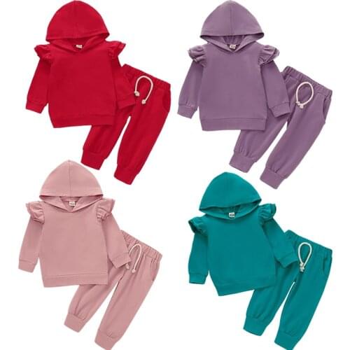 Autumn Fashion Baby Girl Boys Clothes Long Sleeve Cute Sweatershirt+Pants 2pcs Bebes Tracksuit Baby Boy Clothing Set