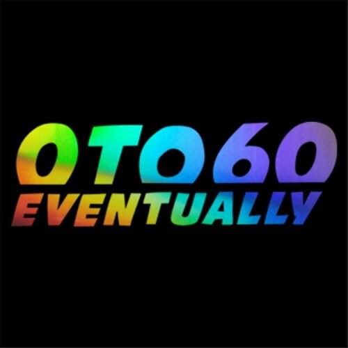 0 To 60 Eventually JDM Wall Hone Glass Window Door Car Sticker Laptop Auto Truck White Vinyl Decal Sticker Decor Gift