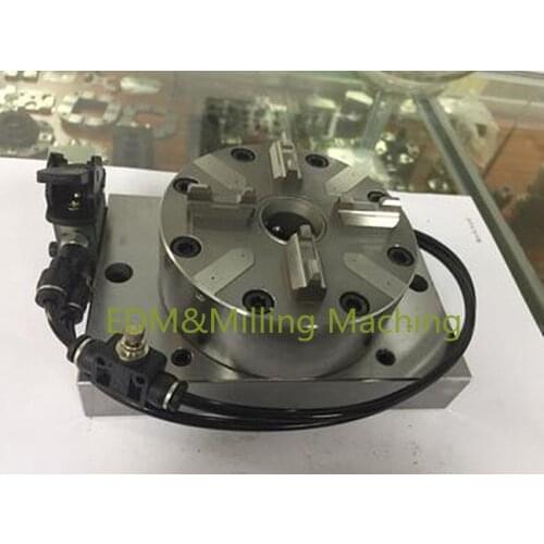 CNC EDM Wire Machine Vise EROWA pneumatic chuck QK100 114x114x66mm Electrode Fixture Machining Tool M8