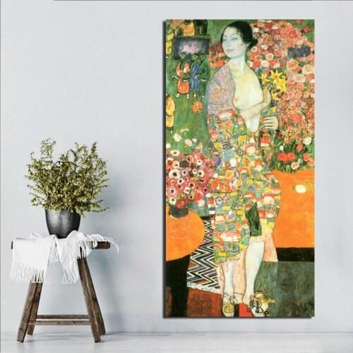 The Dancer By Gustav Klimt 5D DIY Diamond Painting Full Square Round Diamond Mosaic Embroidery Rhinestone Picture A1833