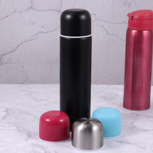 Universal Travel Bullet Cup Lids Stainless Steel Thermal Mug Outer Lid Water Bottle Vacuum Flask Cover Lid Thermoses Accessories