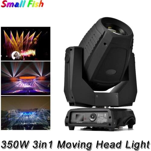 350W 17R Beam Spot Wash Moving Head Lights 16/32 Facet Rotating Prism LCD Display DMX 18Ch Professional Stage Dj Shows Projector