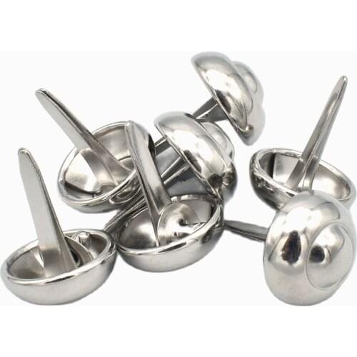 Studs Claw Nailhead Rivet Spike Decorative Dome Silver Iron Making Hardware Purse Handbag Craft Bag Leather DIY Accessories