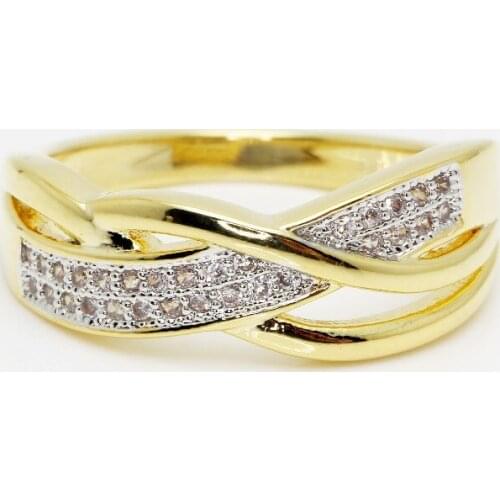 WYJZY Inlaid zircon unique design couple ring womens fashion wedding engagement ring anniversary gift jewelry