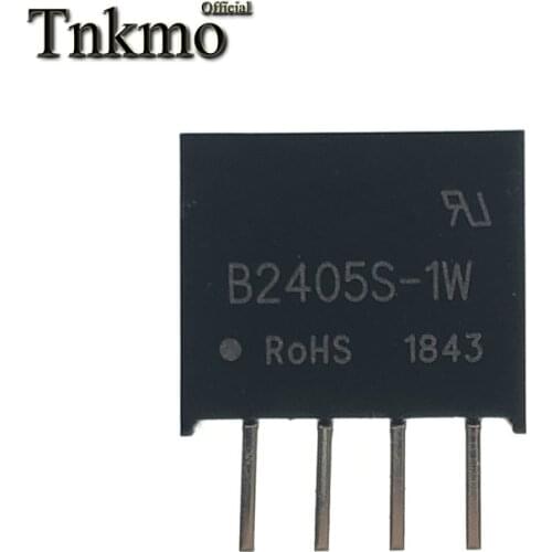 10PCS B2405S-1W SIP-4 B2405S SIP4 B2405 2405 DC / DC 24V to 5V isolated power module New and original
