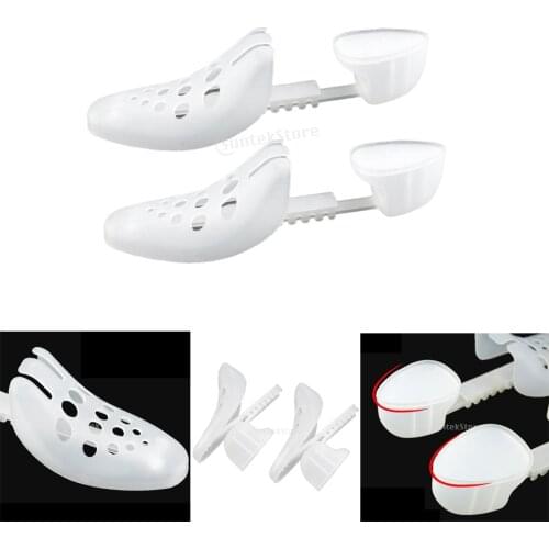 2 Pcs Plastic Mini Shoe Tree Adjustable Stretcher Widener Expanders Stretch Length Width Height Shoe Expander Support