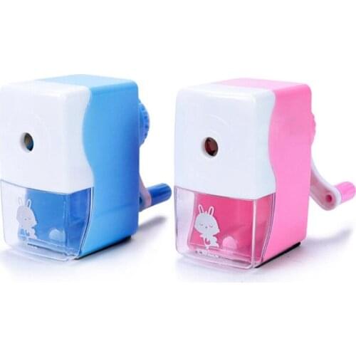 2021 Student Pencil Sharpener Hand Crank Mechanical Accessories School Office Stationery