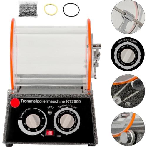 5Kg Rotary Tumbler Surface Polisher Jewelry Rock Polishing Finishing Power Tool