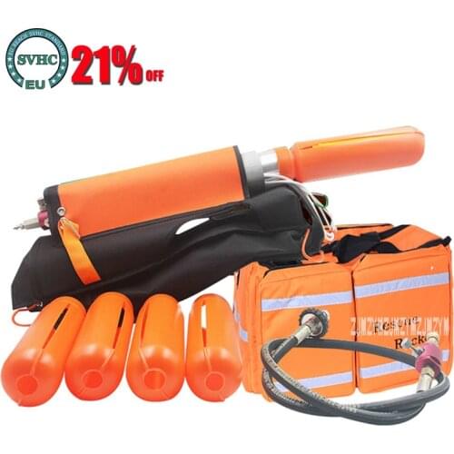 515606 Pneumatic Long Range Launcher Life Rope Throwing Gun Line Throwing Unit Appliance Water Lifesaving Launcher Equipment