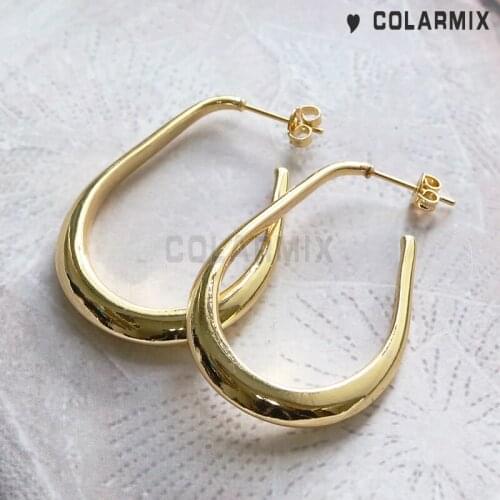 8 pairs Gold round Hoop earrings stud earrings heart jewelry fashion jewelry accessories jewelry earrings for women 51083