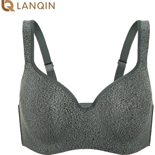 Womens Seamless Balconette Bra Plus Size Full Coverage Underwire Support Slightly Padded T-shirt Brassiere