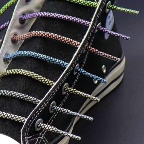 Best Luminous Shoe Accessories 4.5 MM Night Glow Ropes Neon Beam Lace Light In Dark Personalised Sneaker Boots Cord