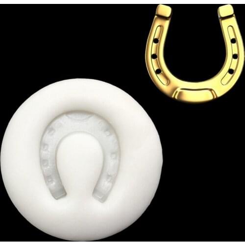 Horseshoe Silicone Mold Sugarcraft Chocolate Cupcake Fondant Cake Decorating Tools