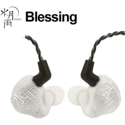 Moondrop Blessing Public Template 5 Unit 1 Dynamic + 4 Balance Armature 1DD+4BA HiFi Monitor In-Ear Earphones