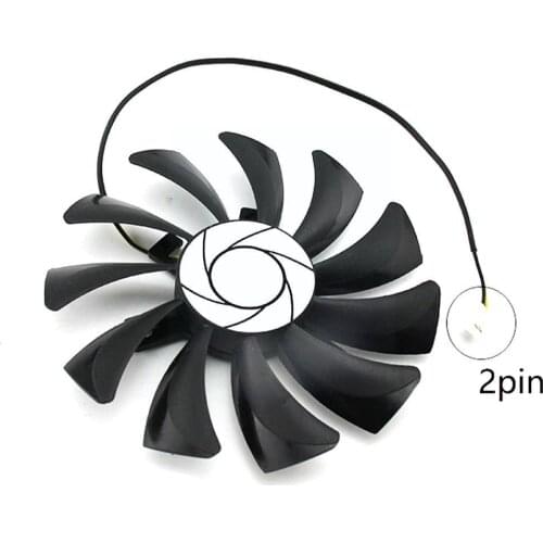 GPU Cooler Fan For MSI GTX 1050 GTX 1050Ti 2-Pin Header Card Cooling Graphic Q1R2