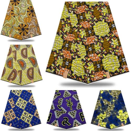 Wholesale prices！2021 new african real wax prints fabric high quality Nigeria Ankara wax fabric 100%cotton fabric for dresses