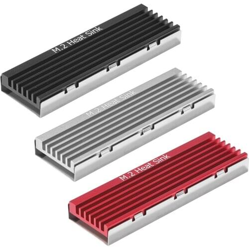 M.2 SSD Heat Sink Heatsink NVME NGFF M.2 2280 SSD Hard Disk Aluminum Heat Sink Radiator Thermal Cooling Pad for Desktop PC