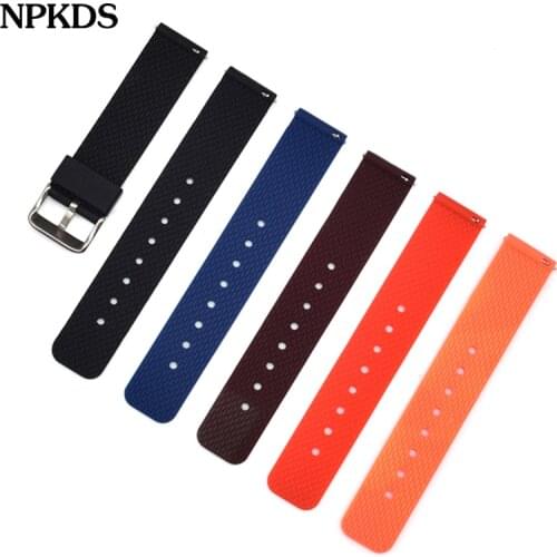 Watch Band Strap for Samsung Gear S3 Amazfit Replacement Waterproof Smart Watchband 18 20 22 24mm General Watchband