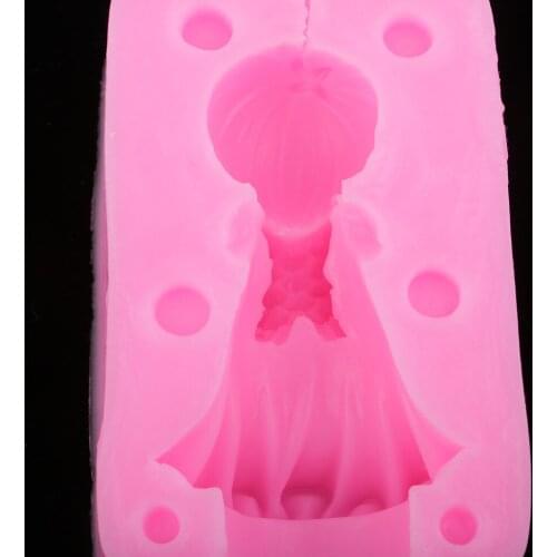 3D Angel Boy Silicone Molds Cake Decorating Tools Ice Dessert Cake Mould
