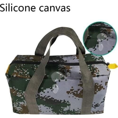 Tool Bag for Men,Waterproof Molded Base Tool tote Bag Organizers with Shoulder Strap Large Tool Bags