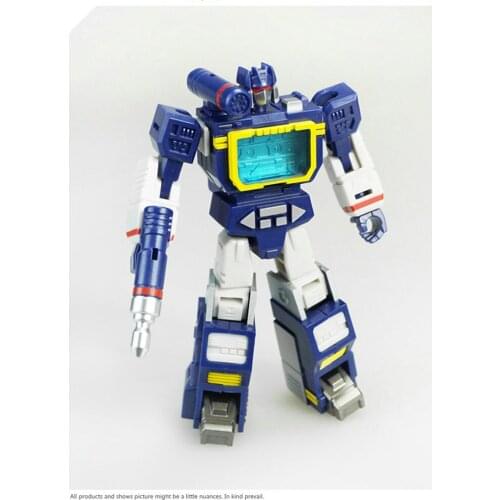 In Stock New Soundwave with Laserbeak MFT Hot Transformation Actions Figures Kids Toys