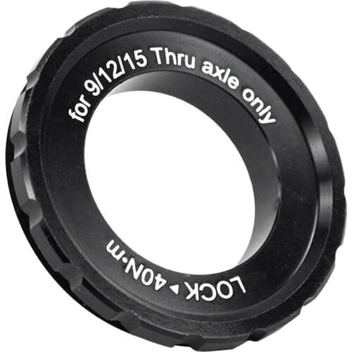 Bicycle Center Lock Disc Brake Hub Rotor Lockring for 9mm 12mm15mm Axle Center Lock Cover Ring