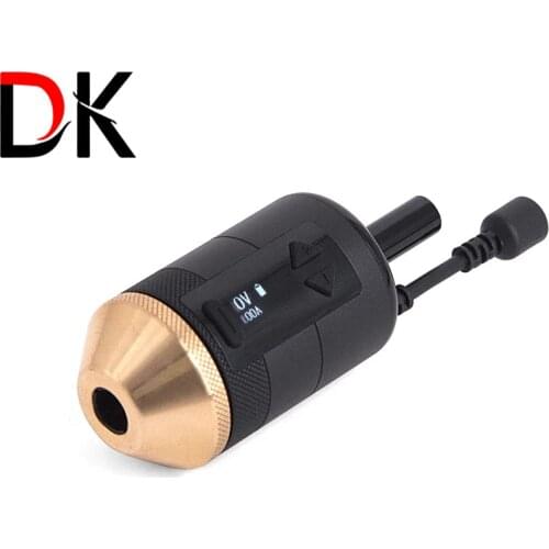 DK ZK 1.0 High Quality Tattoo Wireless Battery Grip Machine , Working With Needles
