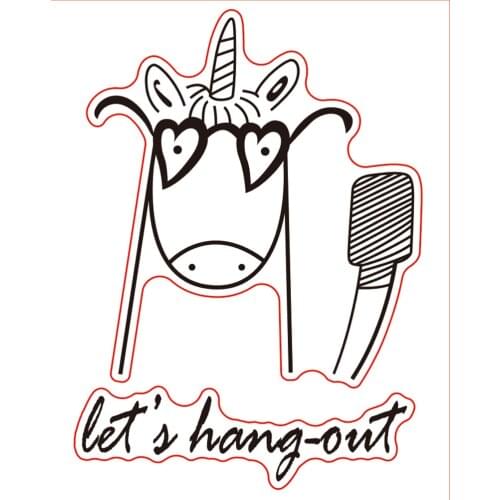 10x8 animal Transparent Clear Silicone Stamp Seal for DIY scrapbooking photo album Decorative clear stamp