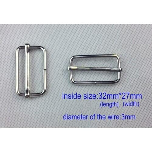Free Shipping - 60 PCS Metal Belt Buckle Silver Color,inside Size 32*27mm,Pin Buckle For Belt,DIY Belt Buckle