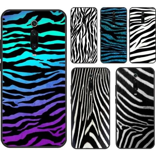 Zebra Skin Print Cover For Xiaomi Mi 11 Lite Ultra 10T Pro Mi Note 10 Lite Phone Case For POCO F3 M3 X3 Pro