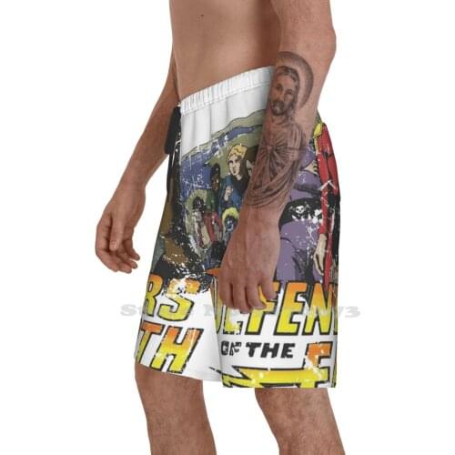 De S Of The Earth - Colour Summer Mens Casual Shorts Gym Training De S Earth Flash Gordon Phantom Lothar Mandrake Ming 80S