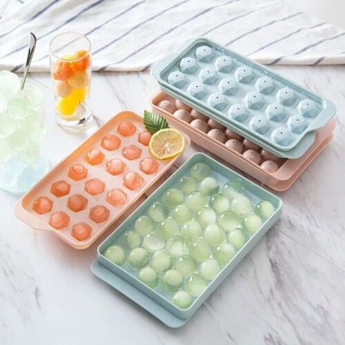 Homemade Ice Hockey Ice Mold Refrigerator Ice Box Spherical Ice Box Creative Household Ice Box